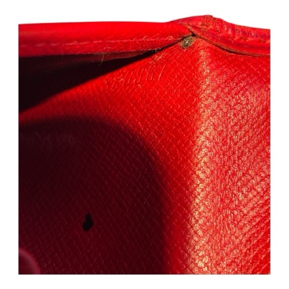 Louis Vuitton Red Epi Card Holder Wallet Vintage - Picture 10 of 10